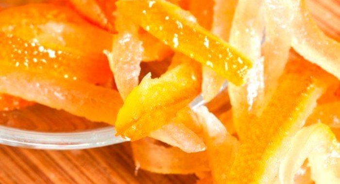 Карамелизованная лимонная цедра