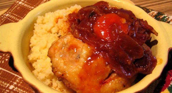 Куриные бедра по‑магрибски