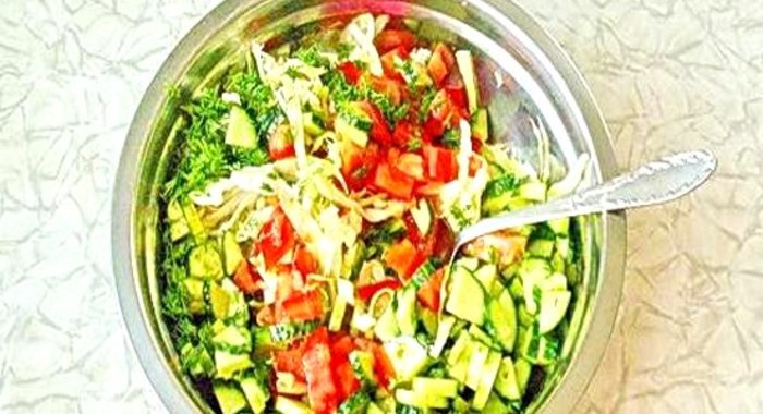 Летний салат по-молдавски