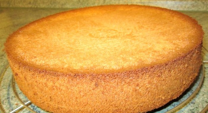 Ванильный бисквит для торта