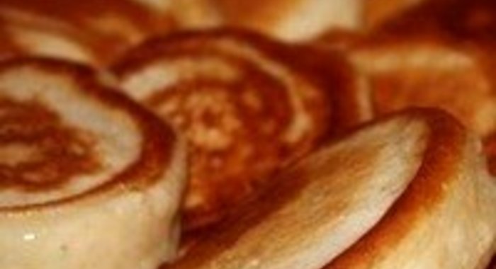 Оладья из яблок с шампанским