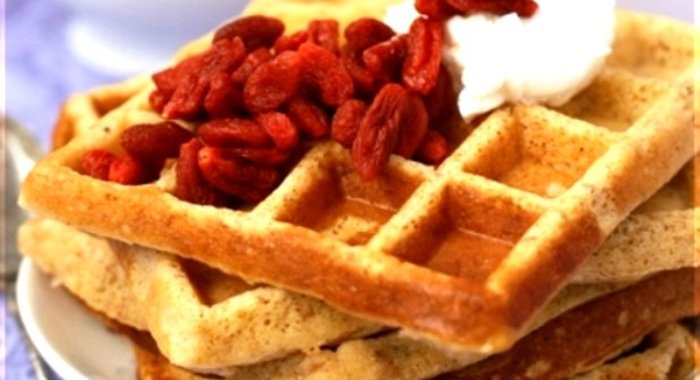 Вафли по Дюкану в вафельнице