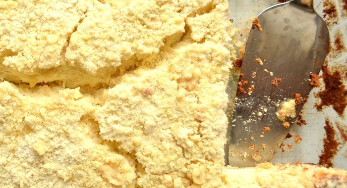 Крамбл творожно-яблочный