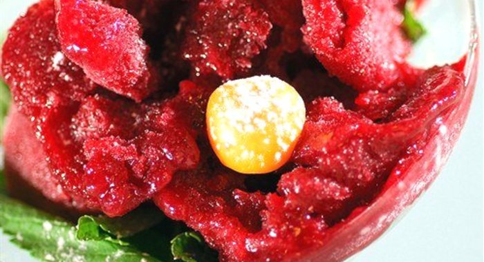 Малиновая гранита