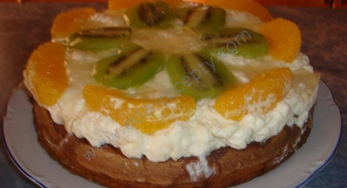 Фруктовый торт Фрукты в желе