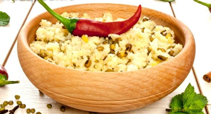 Пряный рис с машем