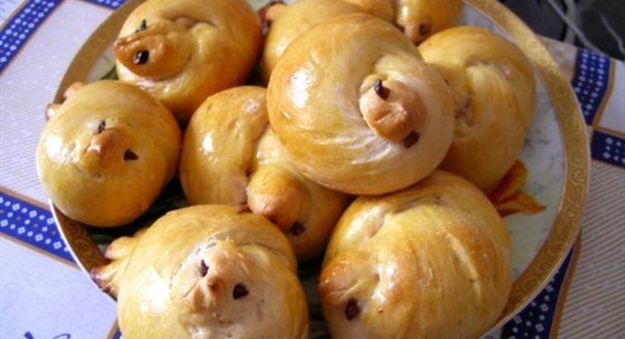 Жаворонки (постные булочки)