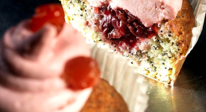 Маковые капкейки