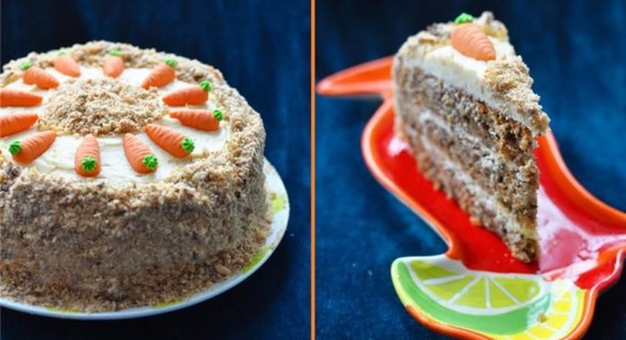 Английский морковный торт