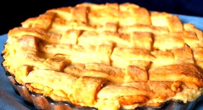 Лимонный пирог из песочного теста