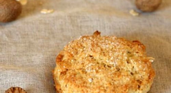 Овсяные лепешки с мускатным орехом