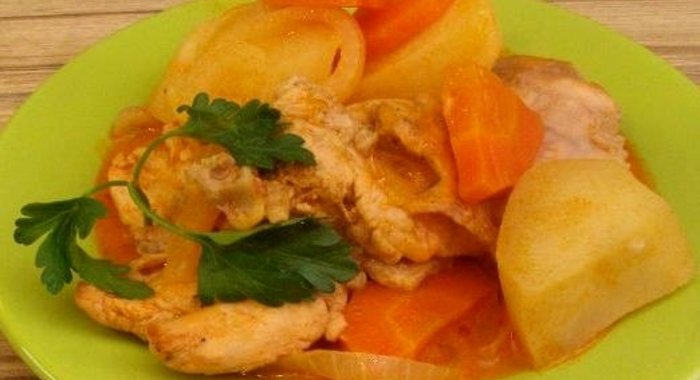 Рагу из кролика с картофелем