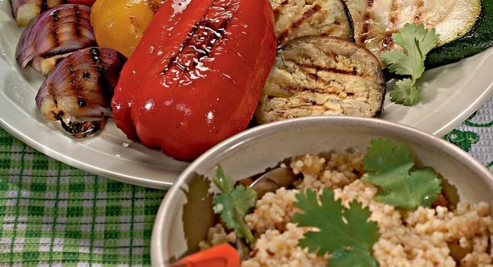 Овощи с кускусом