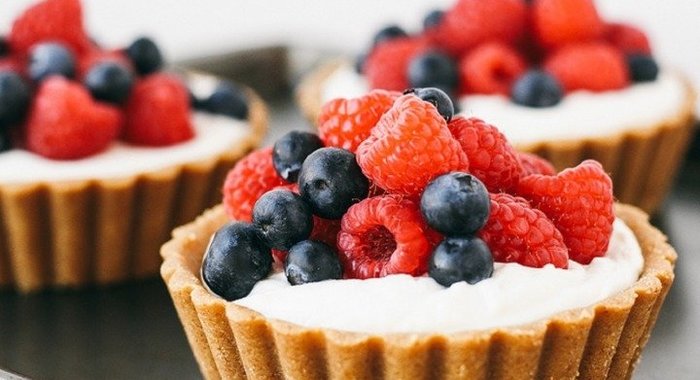 Корзиночки без выпечки из крекера