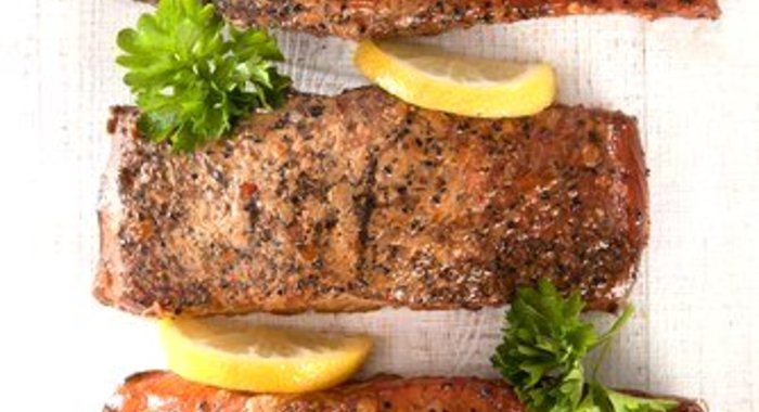 Маринованный лосось в мисо и саке (Misoyaki salmon)