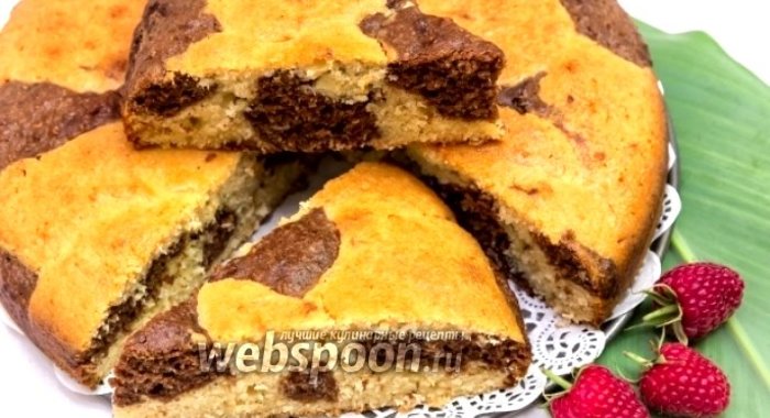 Пятнистый кокосовый пирог