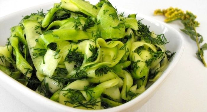 Кабачки в маринаде