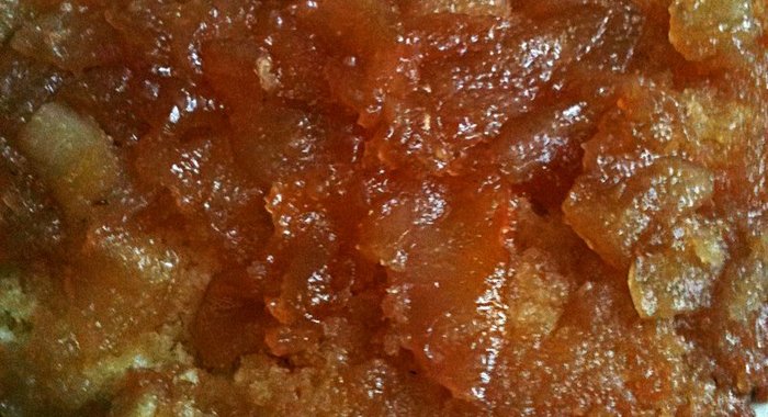 Французский пирог с карамелизованными грушами