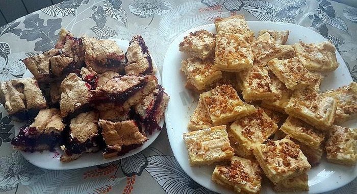 Два пирога из песочного теста