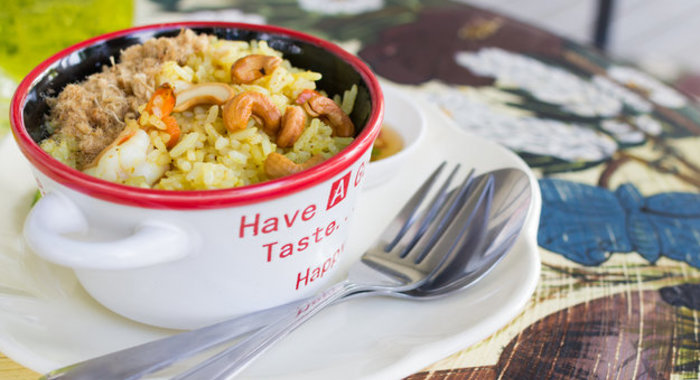 Пряный рис с кешью