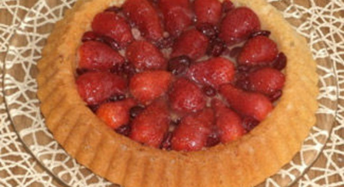 Пирог Клубника в желе
