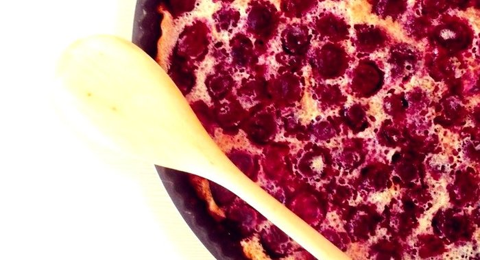 Французский клафути с вишней