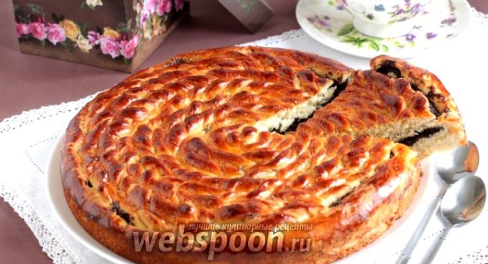 Маковый пирог «Спираль»