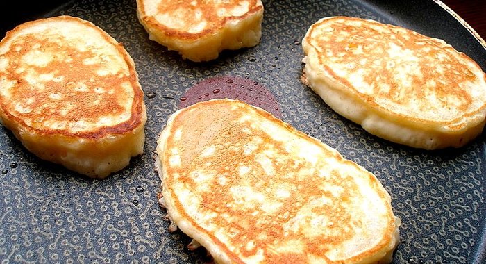 Оладушки из яблок