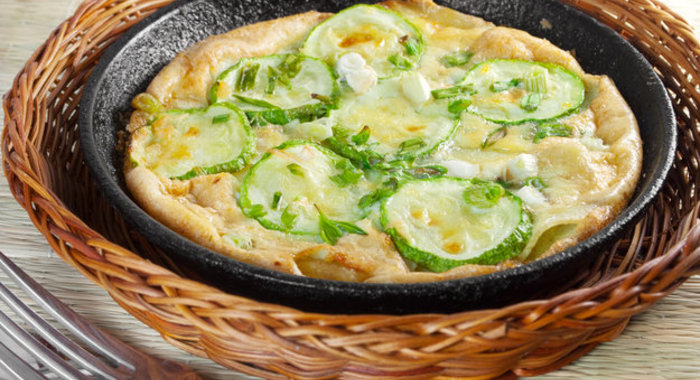 Куриный пирог с цукини