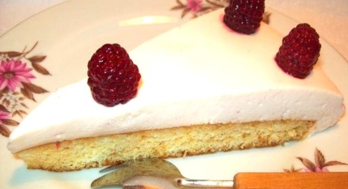 Йогуртовое суфле для торта