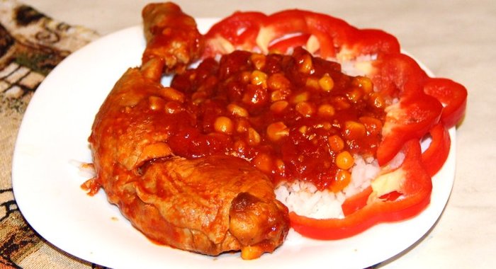 Курица по‑мексикански