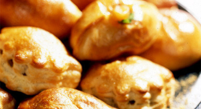 Слойки с хурмой