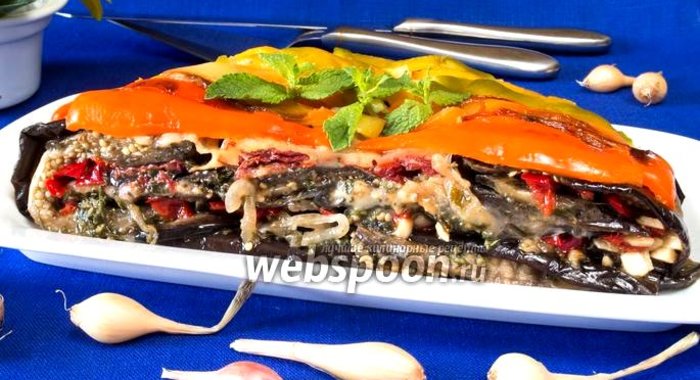 Торт из баклажанов