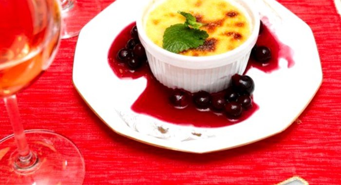 Клюквенно-мандариновые горшочки