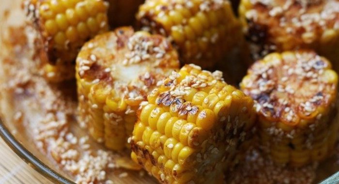 Кукуруза в остром соусе