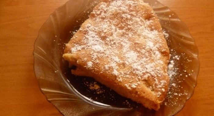 Яблочный пирог быстрый