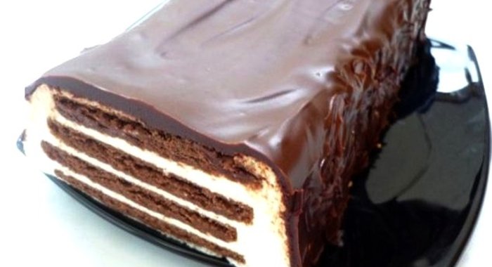 Легкий творожный торт