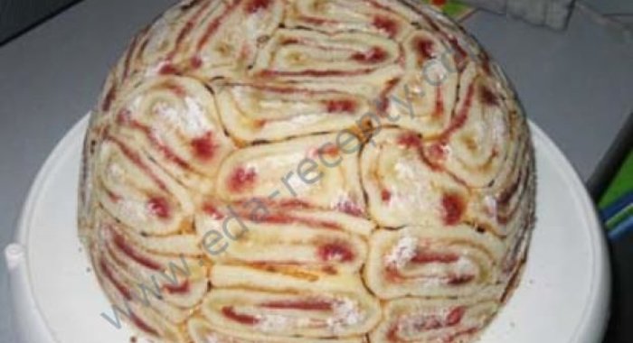 Яблочный пирог с творогом