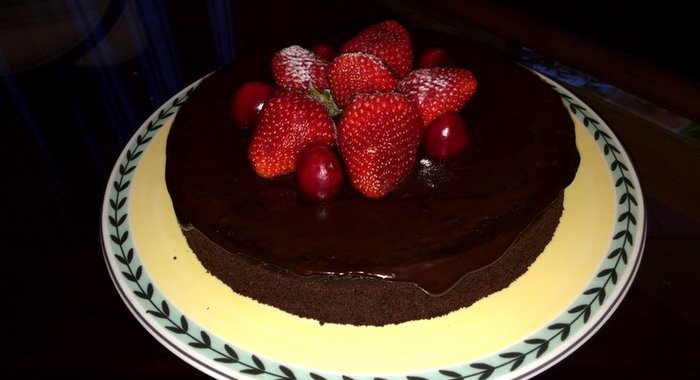 Шоколадный ганаш для торта