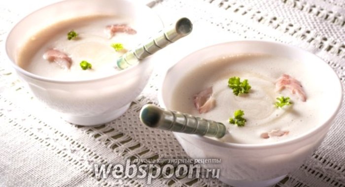 Сливочный суп с пеной