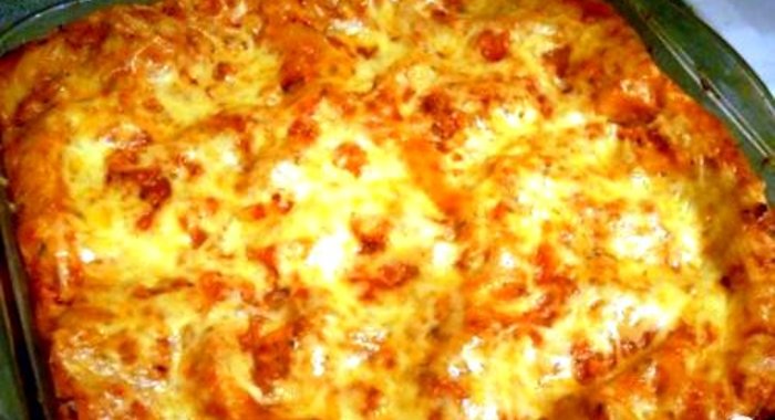 Лазанья с шампиньонами