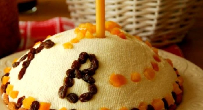 Творожная пасха без выпечки