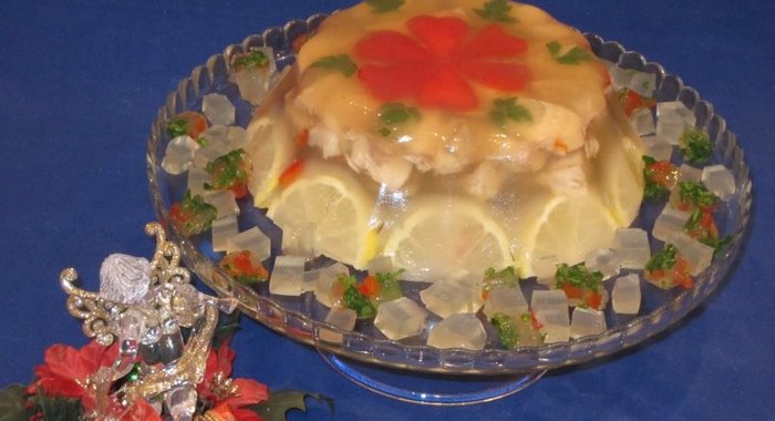 Заливное с рыбой