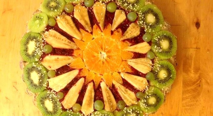 Торт фруктово-ореховый