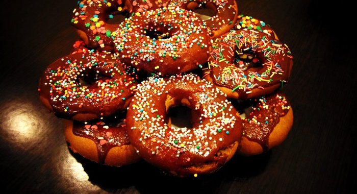 Пончики с глазурью