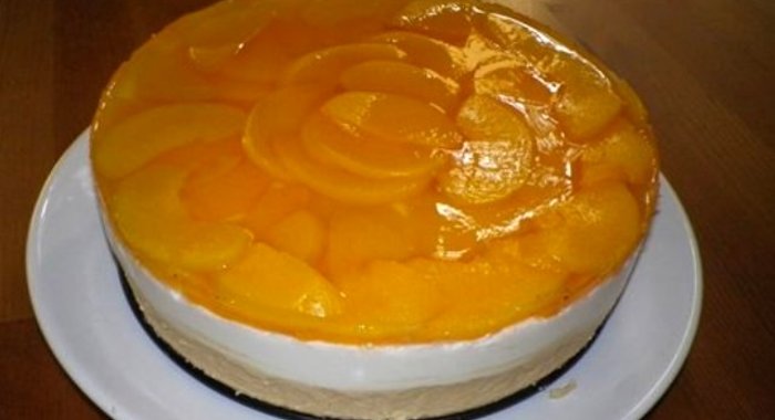 Торт с желатином и сметаной