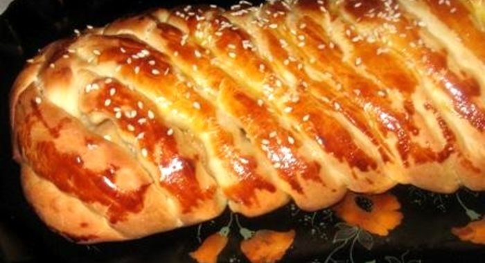 Плетенка с яблоками