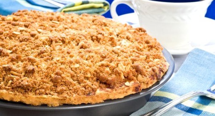 Яблочно-ванильный крамбл