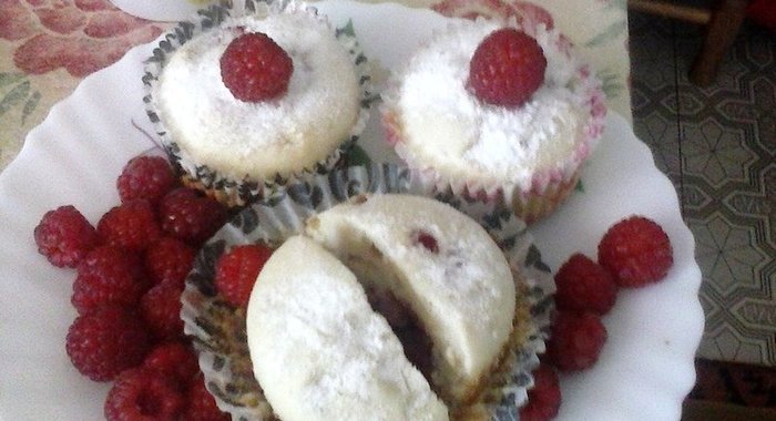 Малиновые маффины