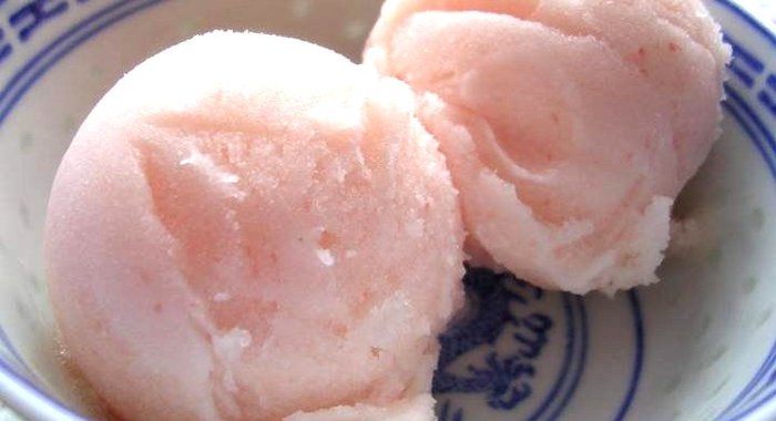 Клубнично-грейпфрутовый сорбет